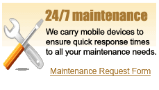 Click here to report maintenance issue